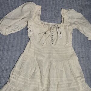 Rixo London Solano A Line Mini Dress Lace Size Medium/12